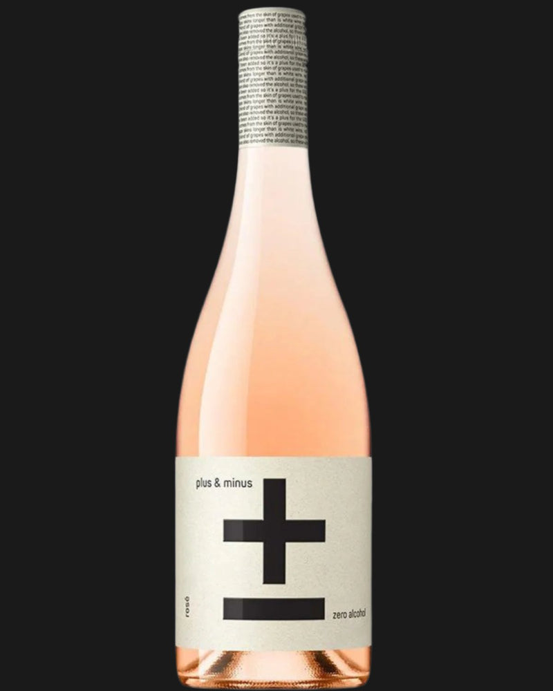 Plus & Minus Non Alcoholic Rose - Non Alcoholic 750mL