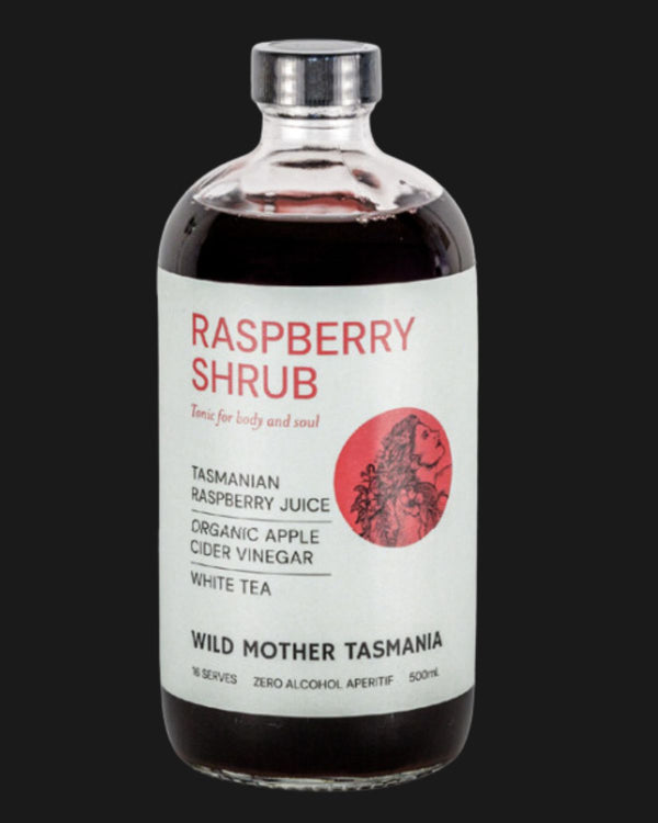 Wild Mother Tasmania Non Alcoholic Raspberry Shrub Aperitif - Non Alcoholic 500mL