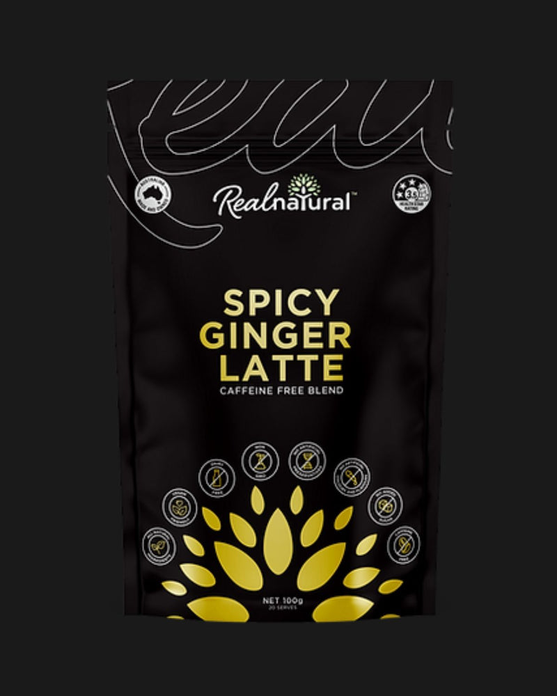 REAL NATURAL SPICY GINGER LATTE - NON ALCOHOLIC 100G