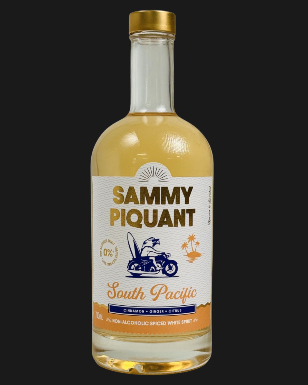 Sammy Piquant South Pacific White Rum - 700mL