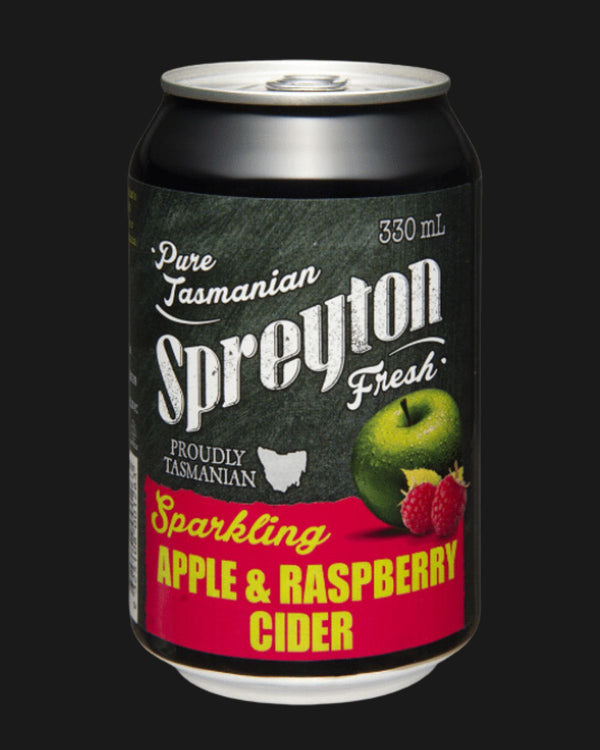 SPREYTON Non Alcoholic Sparkling Apple & Raspberry Cider - Non Alcoholic 330mL