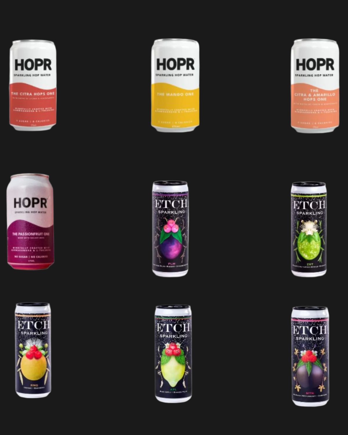 HOPR & ETCH Mixed 9 Pack - 375mL