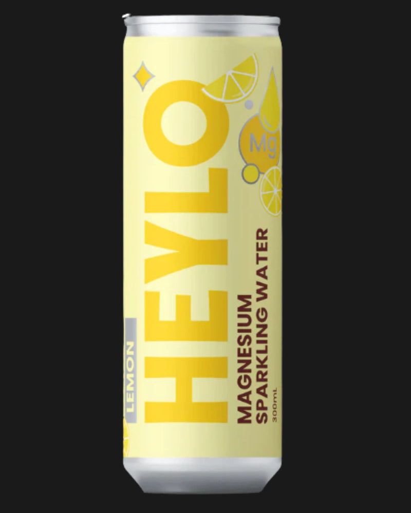 HEYLO Non Alcoholic Magnesium Sparkling Water - Calm Lemon 300mL