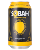 SOBAH Tropical Lager - Non Alcoholic 375mL