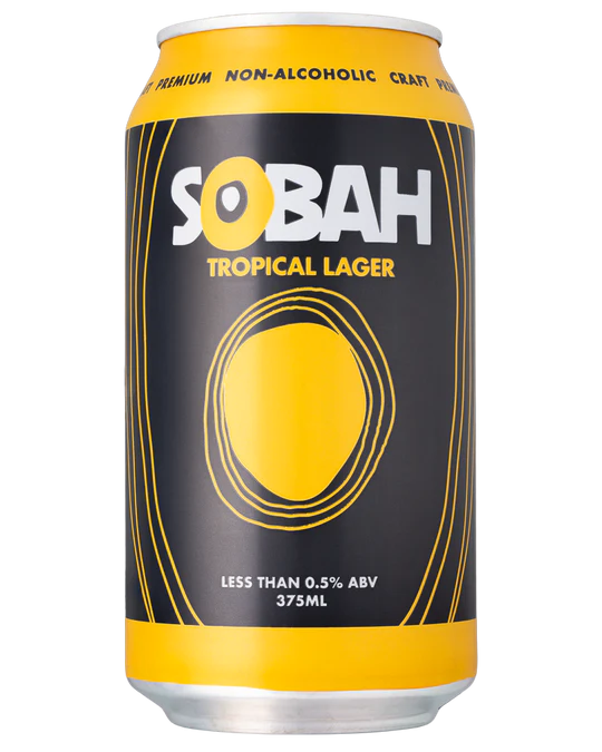 SOBAH Tropical Lager - Non Alcoholic 375mL