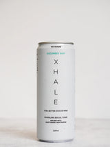 XHALE Non Alcoholic Sparkling Social Tonic, Cucumber Mint - 1, 2, 4, 12, 24x330mL
