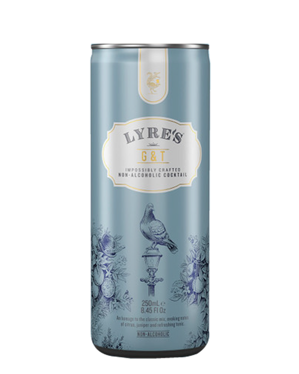 Lyre's Non Alcoholic G&T Premix Drinks - 250mL