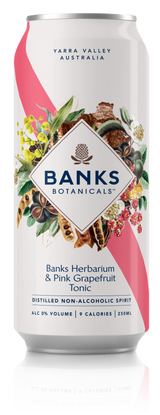 Banks Herbarium & Pink Grapefruit Tonic - Non Alcoholic 250mL