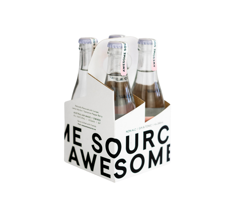 Awesome Source G & T Premixed Drink - Non Alcoholic 245mL