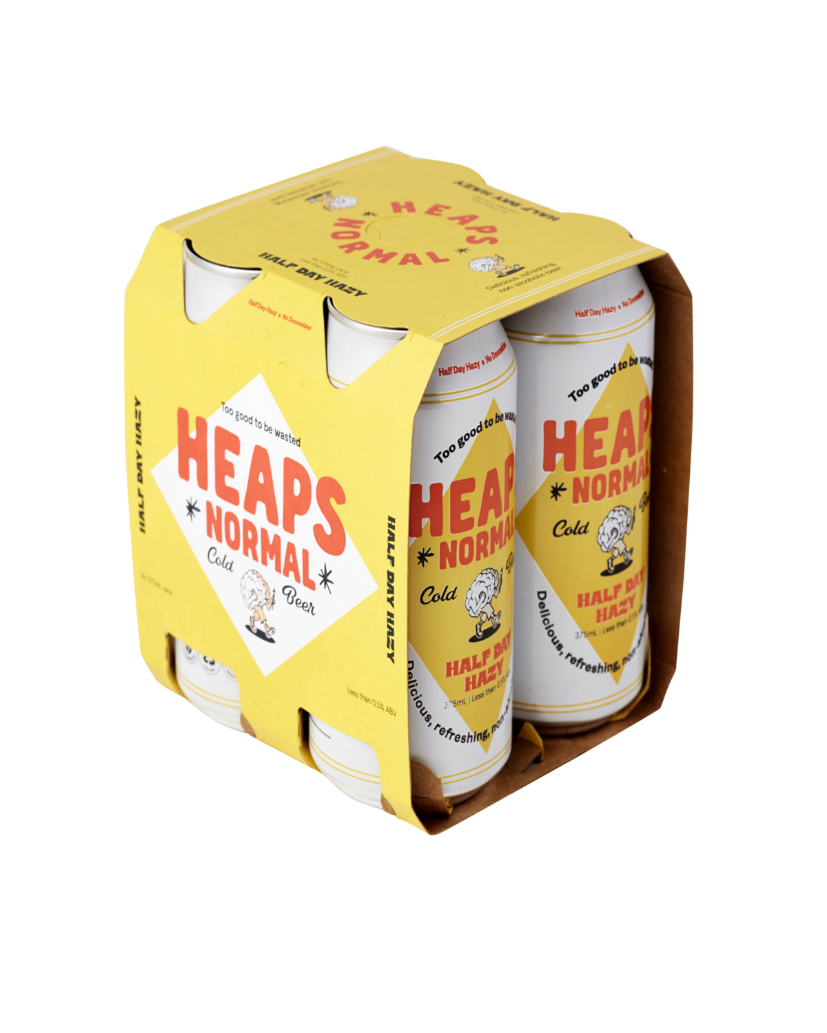 Heaps Normal In Store Heaps Normal Non Alcoholic Half Day Hazy Beer - Non Alcoholic 375mL ...
