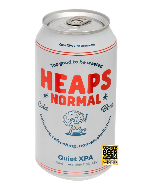 Heaps Normal Non Alcoholic Quiet XPA Beer - 375mL