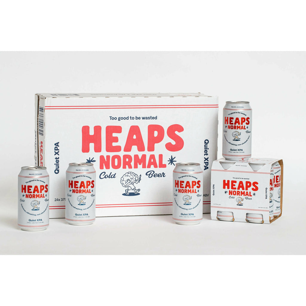 Heaps Normal Non Alcoholic Quiet XPA Beer Non Alcoholic 375mL The