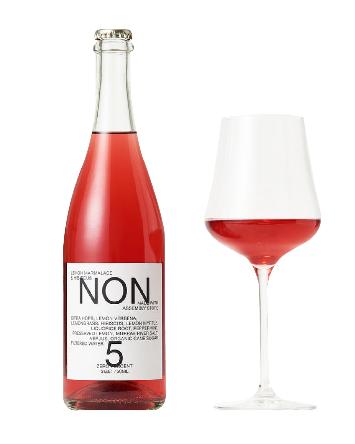 NON5 Lemon Marmalade & Hibiscus - 750mL