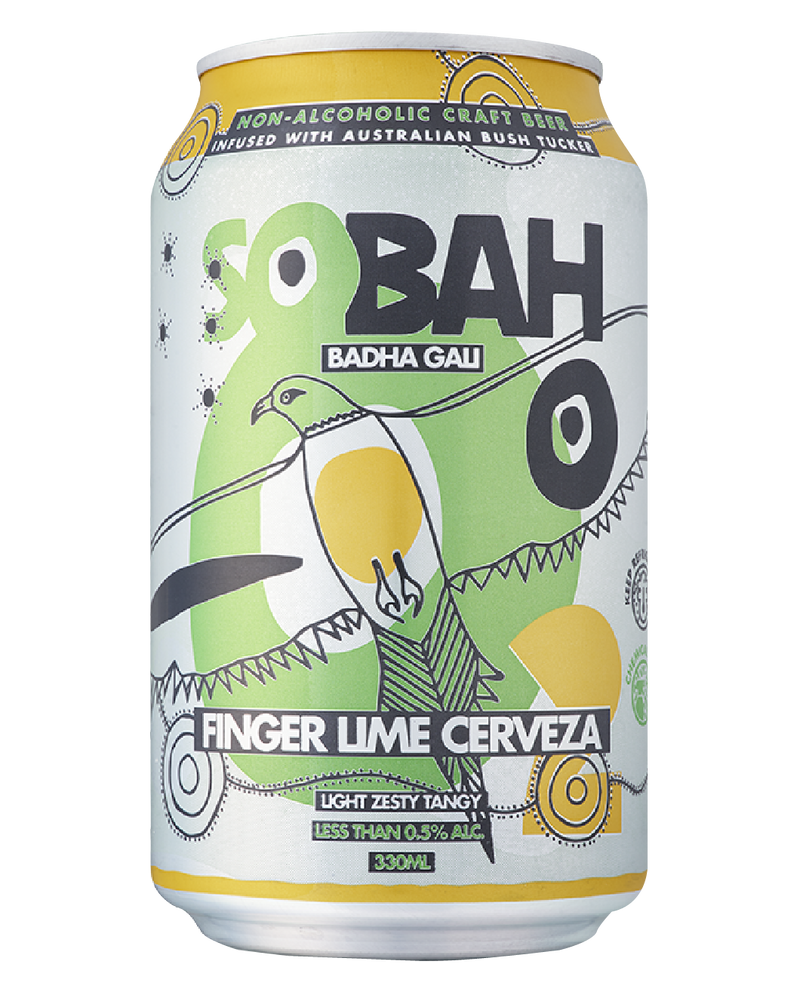SOBAH #2 Finger Lime Cerveza - Non Alcoholic 330mL
