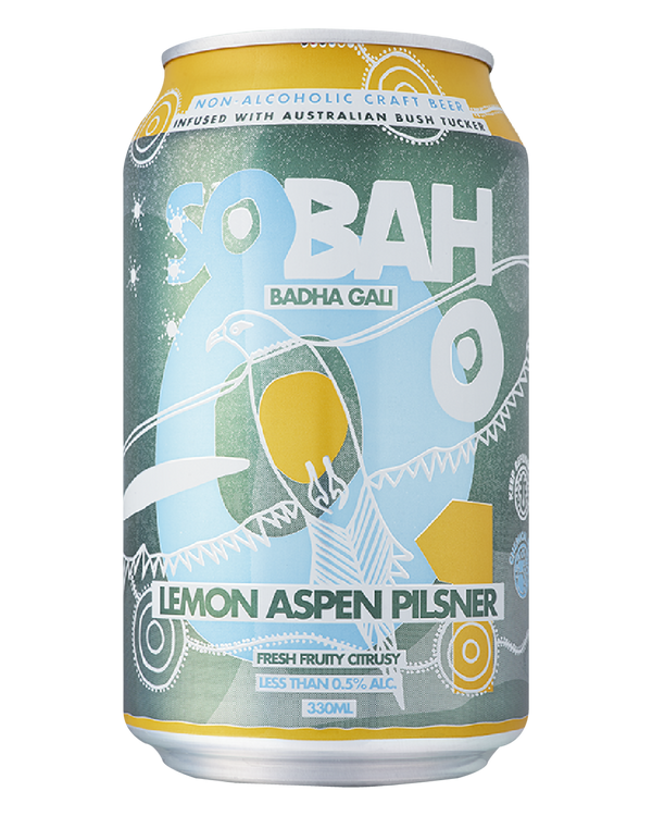 SOBAH #1 Lemon Aspen Pilsner - Non Alcoholic 330mL