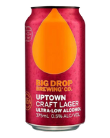 Big Drop Non Alcoholic Uptime Craft Lager - 375mL