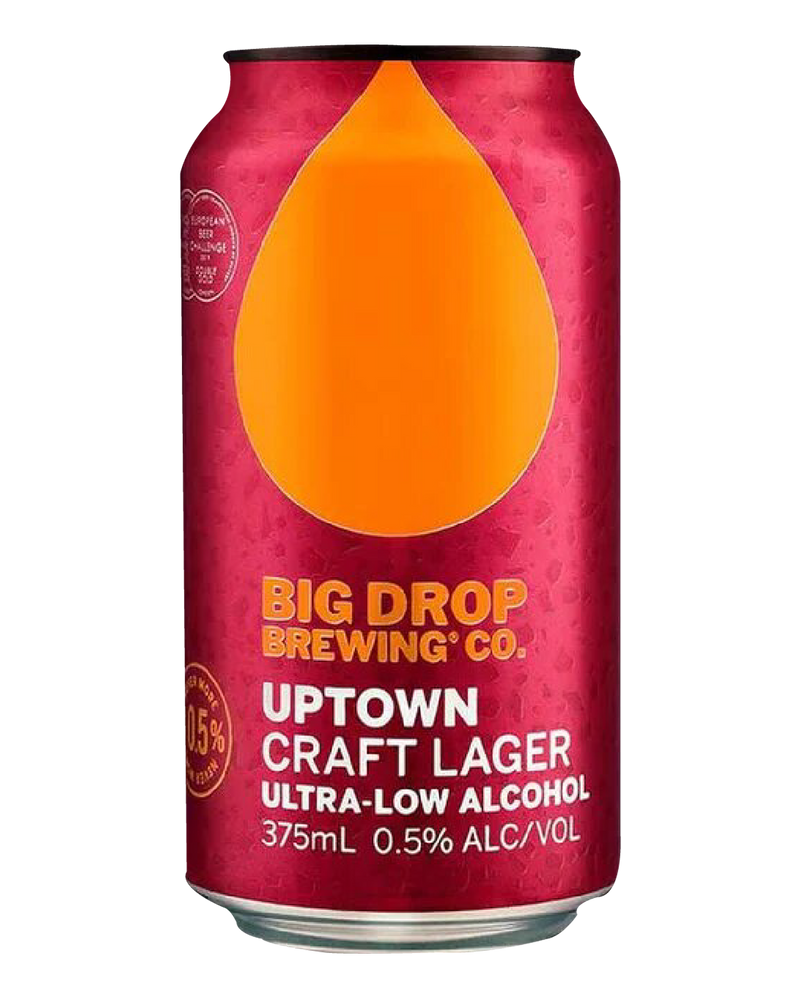 Big Drop Non Alcoholic Uptime Craft Lager - 375mL