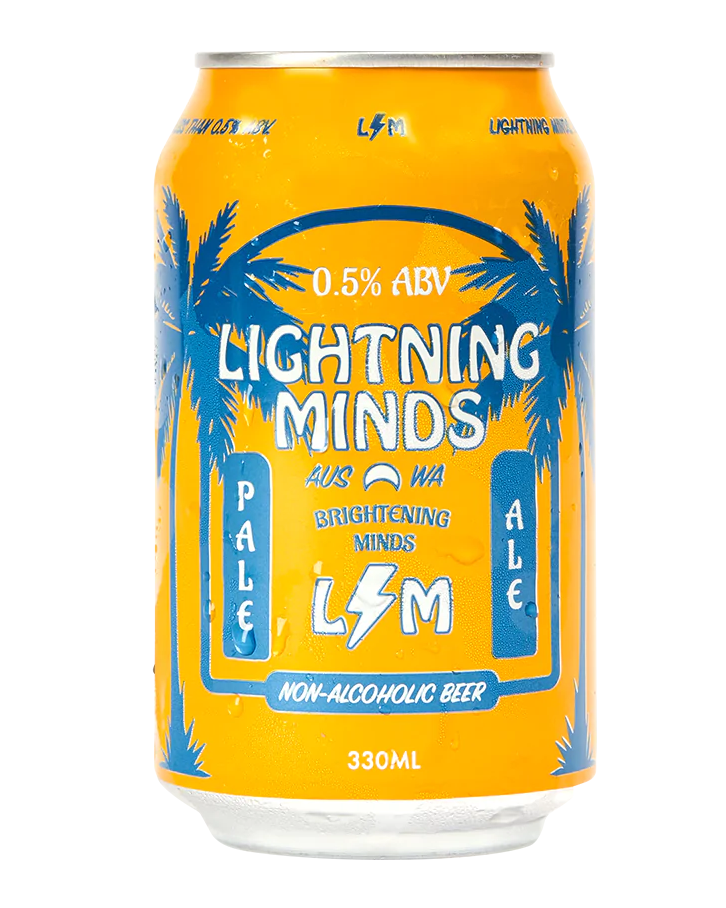 Lightning Minds Pale Ale - Non Alcoholic 330mL