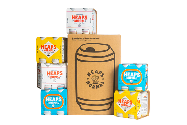 Heaps Normal Non Alcoholic Mixed 24 Cans - Non Alcoholic 375mL