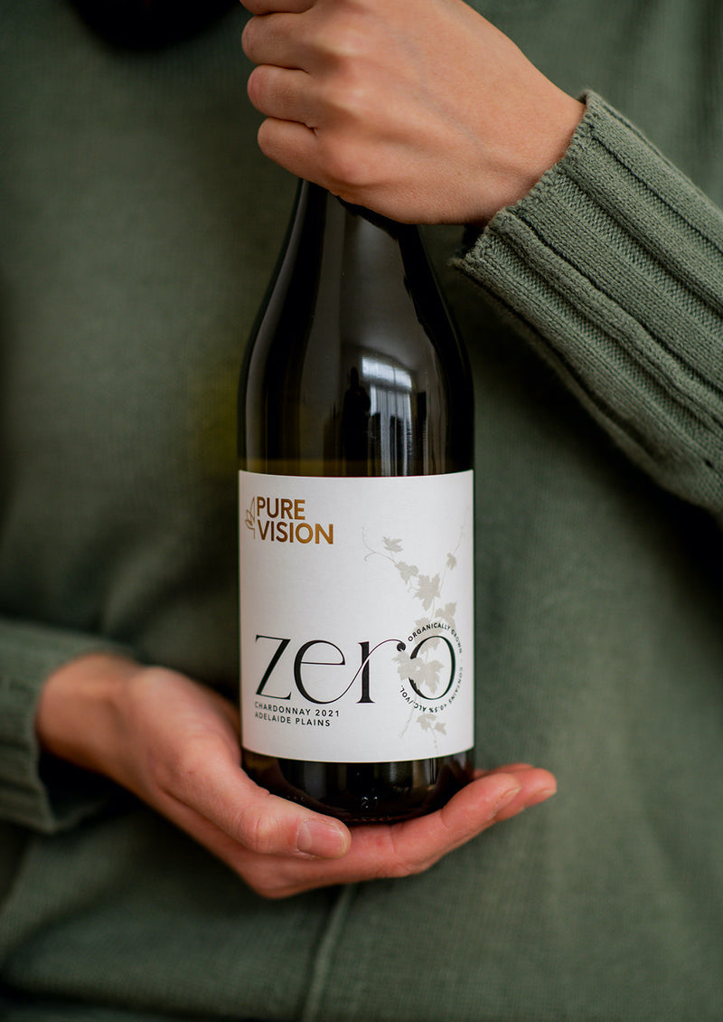 Pure Vision Zero Chardonnay Wine - Non Alcoholic 750mL